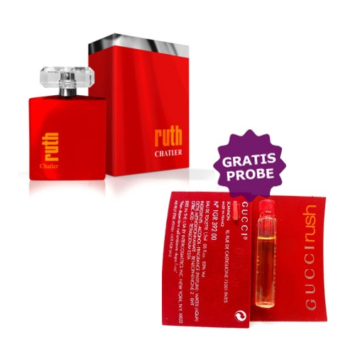 Chatler Ruth - Eau de Parfum 100 ml, Probe Gucci Rush