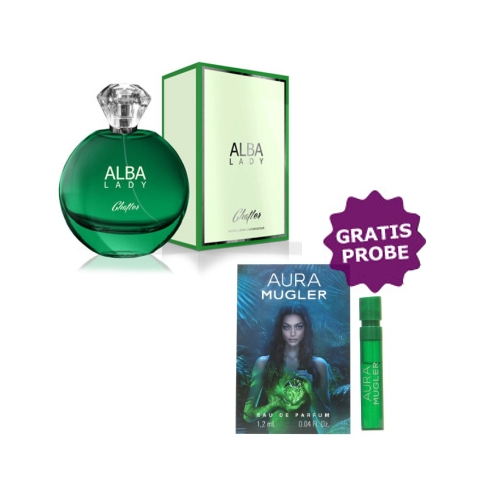 Chatler Alba Lady - Eau de Parfum 100 ml, Probe Thierry Mugler Aura