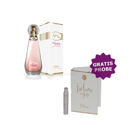 Chatler Aquador My Love - Eau de Parfum 100 ml, Probe Dior Jadore In Joy