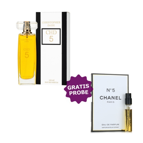 Christopher Dark CHD 5 EDP - Eau de Parfum 100 ml, Probe Chanel No. 5