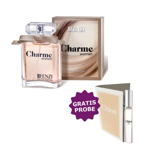 JFenzi Charme - Eau de Parfum 100 ml, Probe Chloe Eau de Toilette
