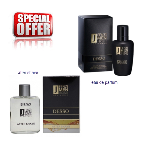 JFenzi Desso Gold Gentleman - Aktions-Set, Eau de Parfum, Aftershave