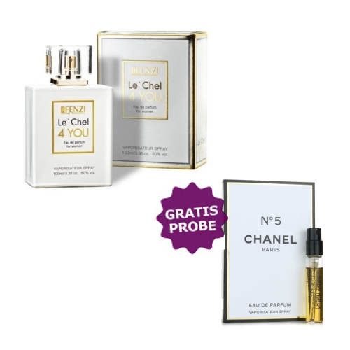 JFenzi Le Chel 4 You EDP - Eau de Parfum 100 ml, Probe Chanel No. 5