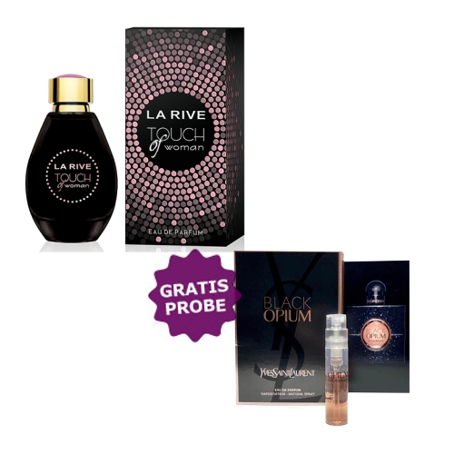 La Rive Touch Woman - Eau de Parfum 90 ml, Probe Yves Saint Laurent Opium Black