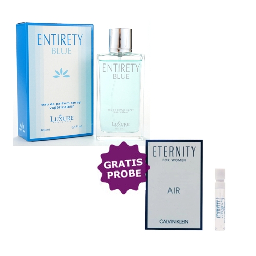 Luxure Entirety Blue Women - Eau de Parfum 100 ml, Probe Calvin Klein Eternity Air Women
