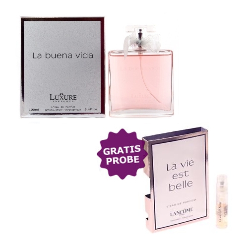 Luxure La Buena Vida - Eau de Parfum 100 ml, Probe Lancome La Vie Est Belle