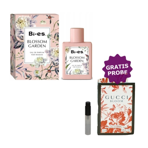 Bi-Es Blossom Garden - Eau de Parfum 100 ml, Probe Gucci Bloom