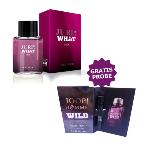 Chatler Jurp What Men - Eau de Parfum 100 ml, Probe Joop! Homme Wild