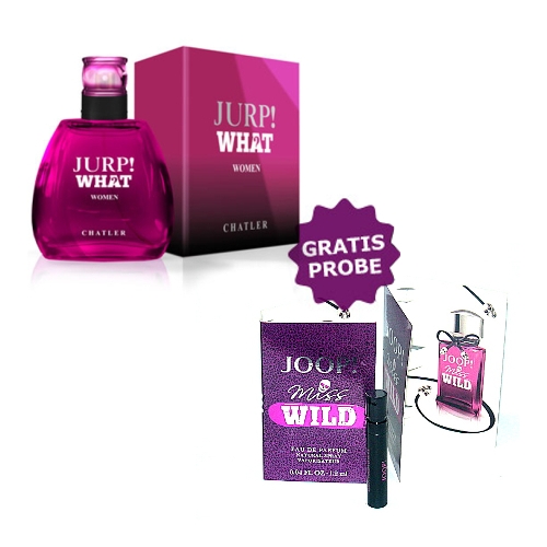 Chatler Jurp What Woman - Eau de Parfum 100 ml, Probe Joop! Miss Wild