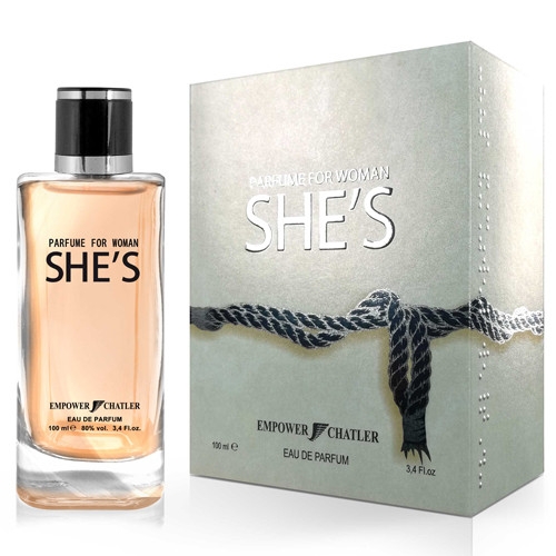 Chatler Empower She’s - Eau de Parfum 100 ml, Probe Armani Emporio Because It’s You