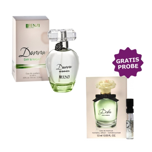 JFenzi Donna Day & Night - Eau de Parfum 100 ml, Probe Dolce Gabbana Dolce