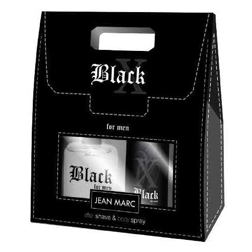 Jean Marc X Black Men - Set fur Herren, After Shave, Deodorant