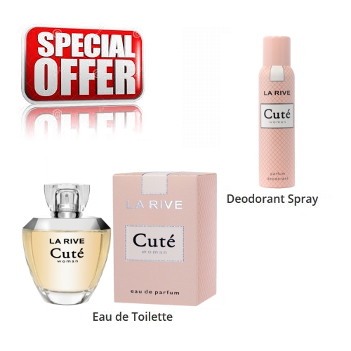 La Rive Cute - Aktions-Set, Eau de Parfum, Deodorant