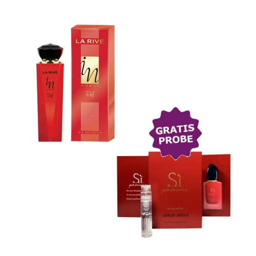 La Rive In Women Red - Eau de Parfum 100 ml, Probe Giorgio Armani Si Passione