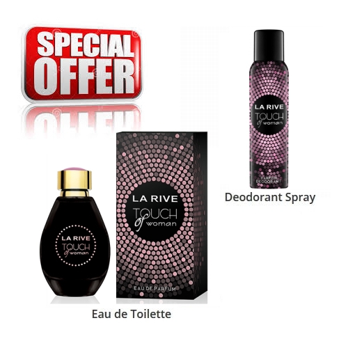 La Rive Touch Woman - Aktions-Set, Eau de Parfum, Deodorant