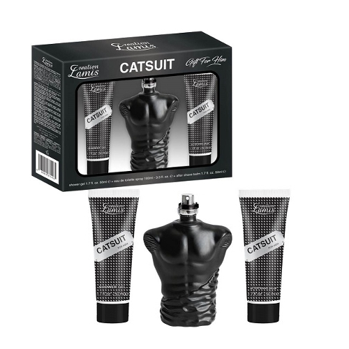 Lamis CatSuit Men - Set fur Herren, Eau de Toilette, Duschgel, After Shave Balm