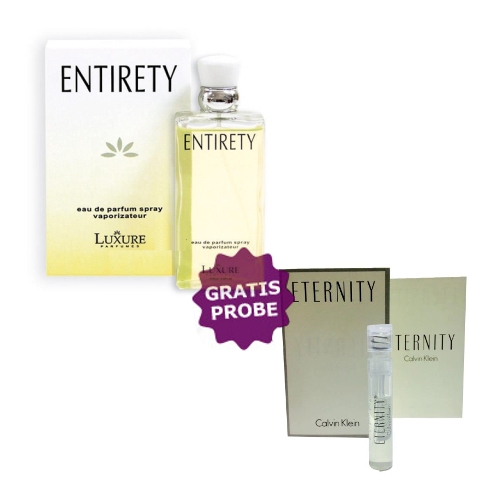 Luxure Entirety - Eau de Parfum 100 ml, Probe Calvin Klein Eternity Woman