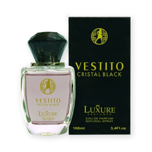 Luxure Vestito Cristal Black - Eau de Parfum 100 ml, Probe Versace Crystal Noir