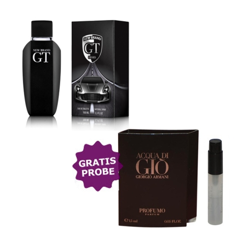 New Brand GT For Men - Eau de Parfum 100 ml, Probe Armani Acqua Profumo