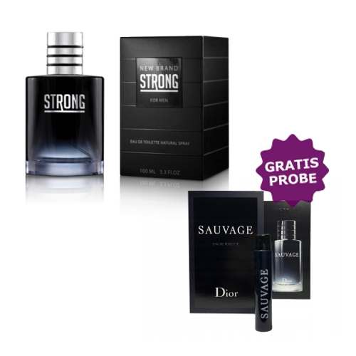 New Brand Strong For Men - Eau de Parfum 100 ml, Probe Dior Sauvage