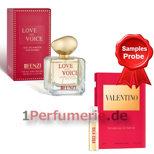 JFenzi Love and Voice 100 ml + Probe Valentino Voce Viva